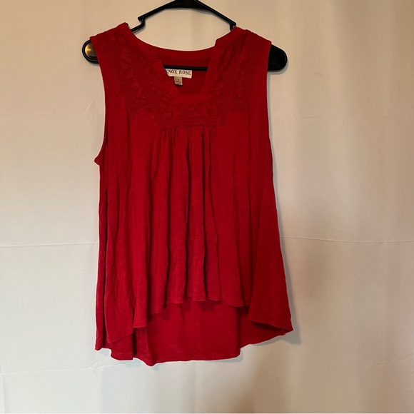 Knox Rose Dark Pink  Sleeveless Blouse - Picture 1 of 4